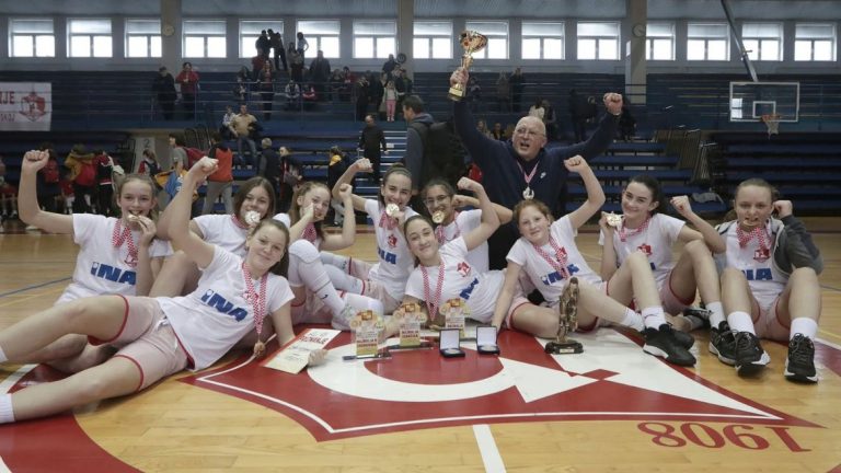 FOTO PH U13 djevojčice: Ekipa Podravca osvojila titulu prvakinja Hrvatske