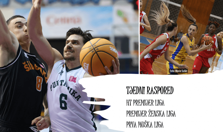 Tjedni raspored HT Premijer, Premijer ženske i Prve muške lige