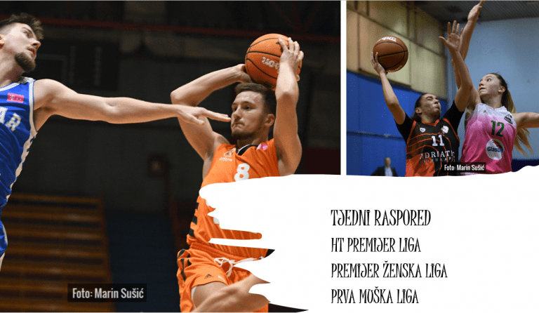 Tjedni raspored HT Premijer, Premijer ženske i Prve muške lige