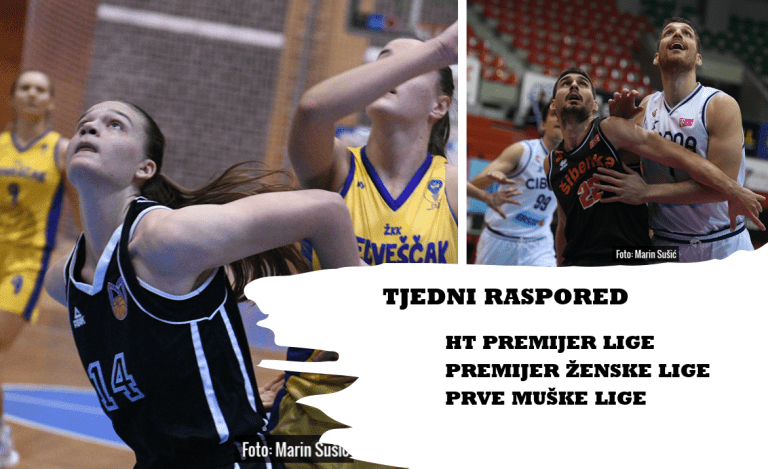 Tjedni raspored HT Premijer, Premijer ženske i Prve muške lige
