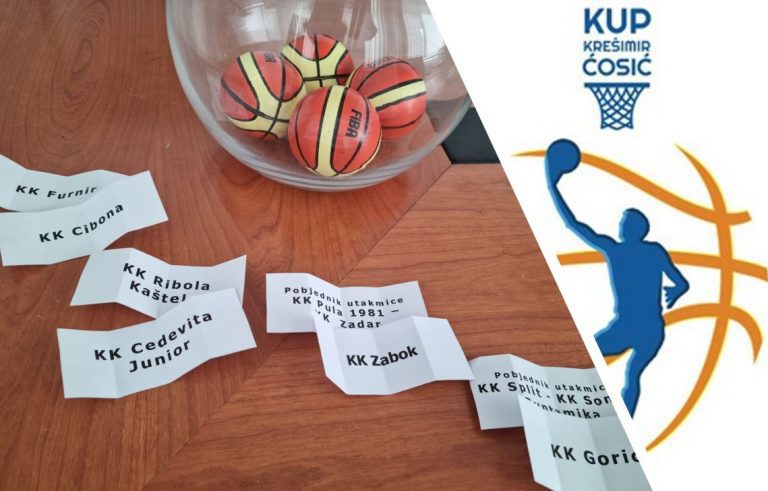 Kup Krešimir Ćosić: Održan ždrijeb četvrtfinala Kupa, završni turnir ipak u F4 formatu
