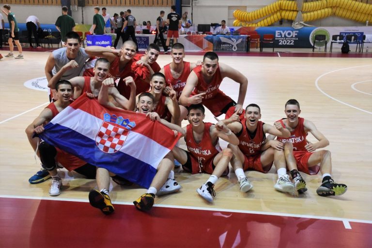 EYOF: Kadeti premoćno protiv Slovačke, slijedi borba za 5. mjesto