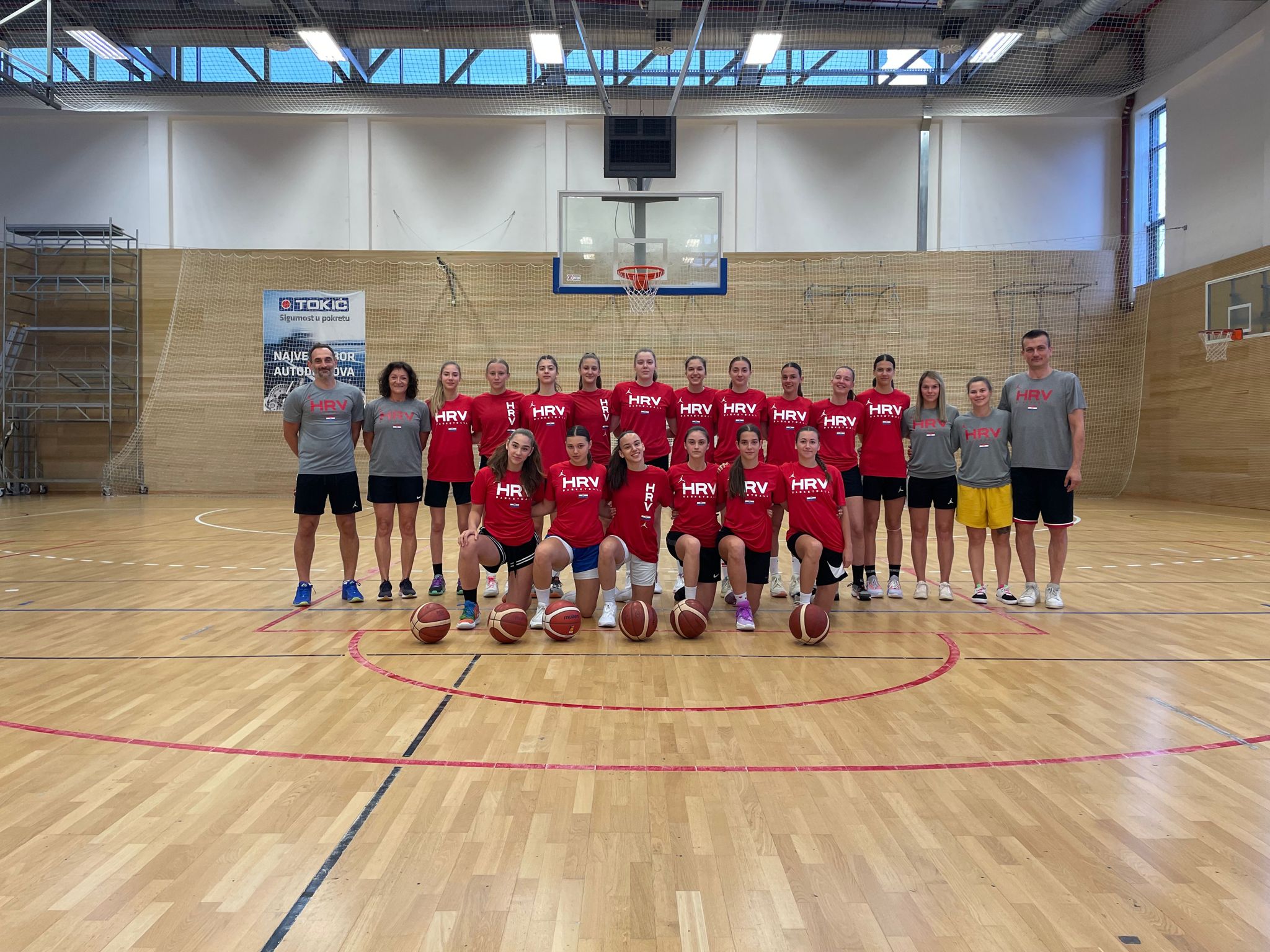 Ženska U16 reprezentacija na pripremama u Zagrebu