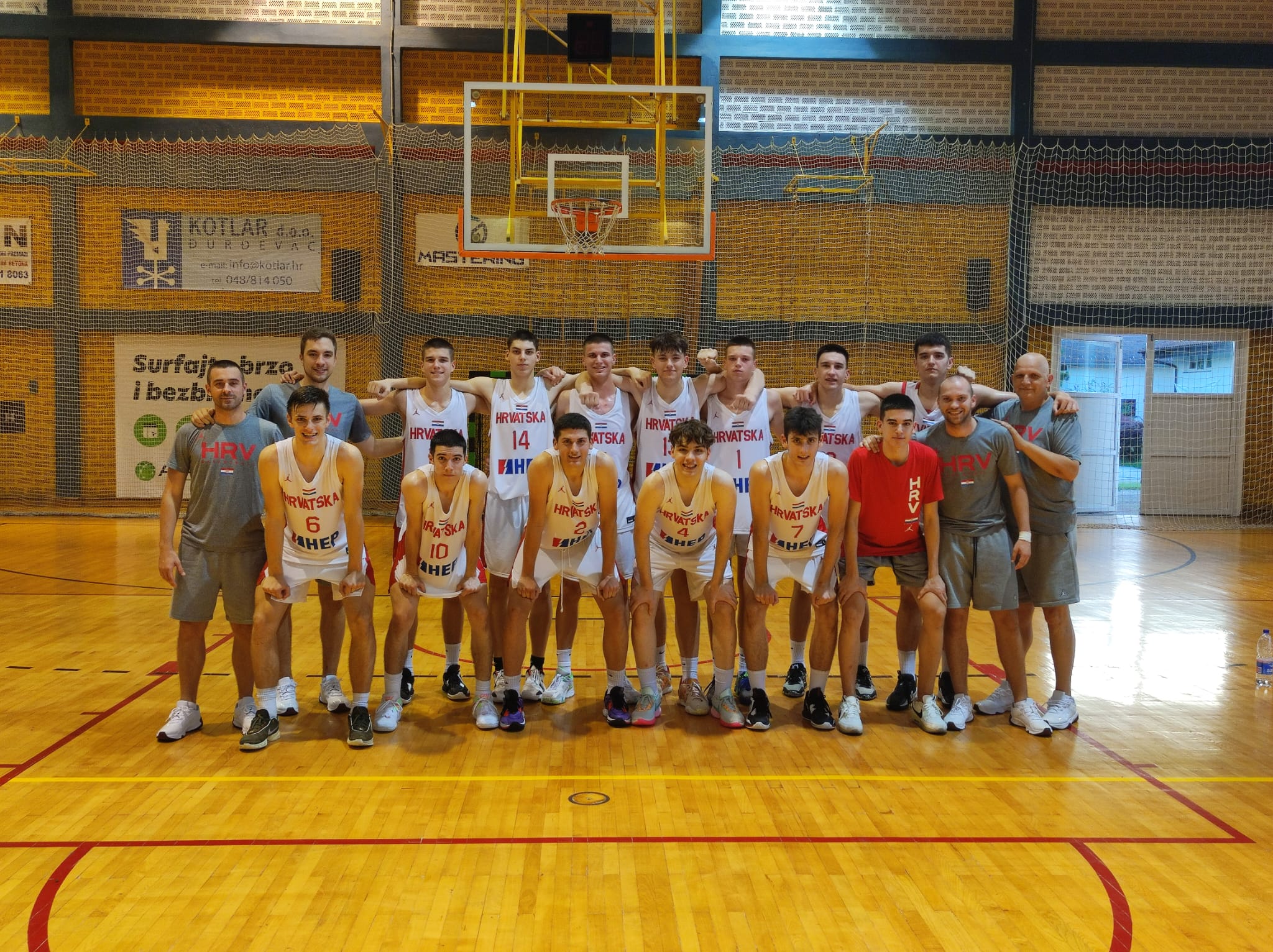 U16 (m) reprezentacija slavila protiv Crne Gore