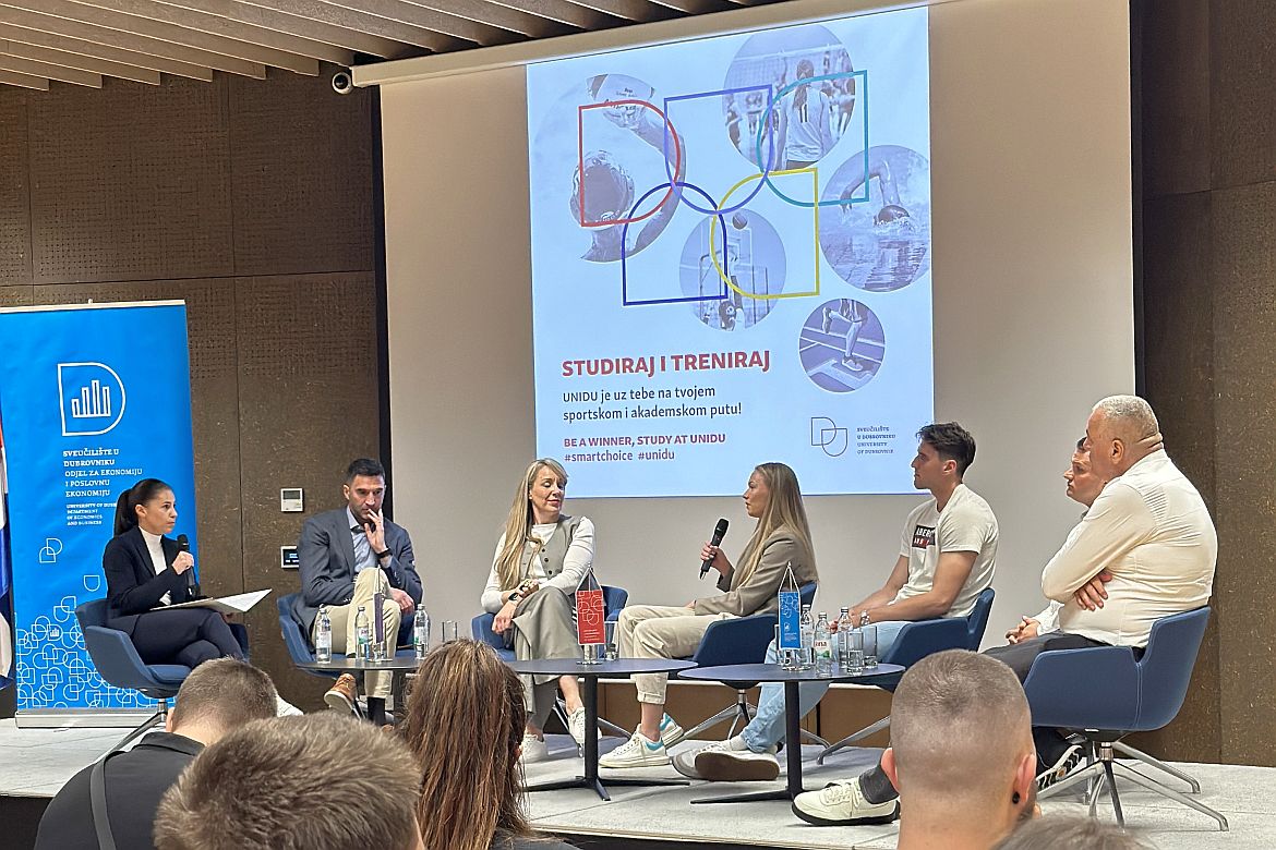 Panel ‘Studiraj i treniraj’ Sveučilišta u Dubrovniku okupio vrhunske sportaše i stručnjake