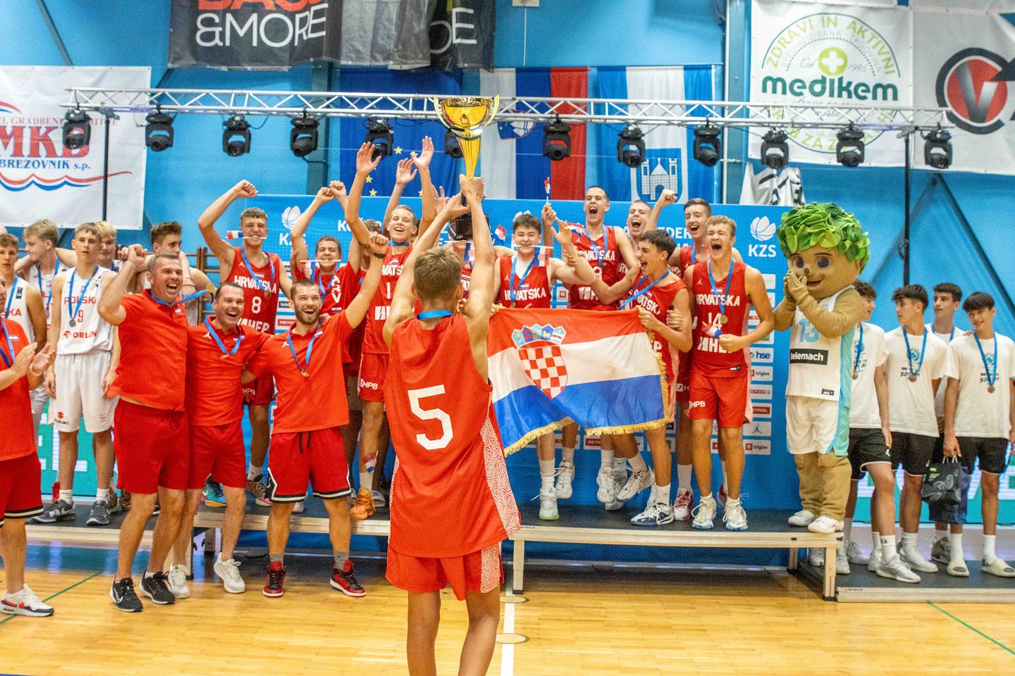 U14 Slovenia Ball: Hrvatskoj MVP, najbolji strijelac, najbolji asistent i dvoje u najboljoj petorci