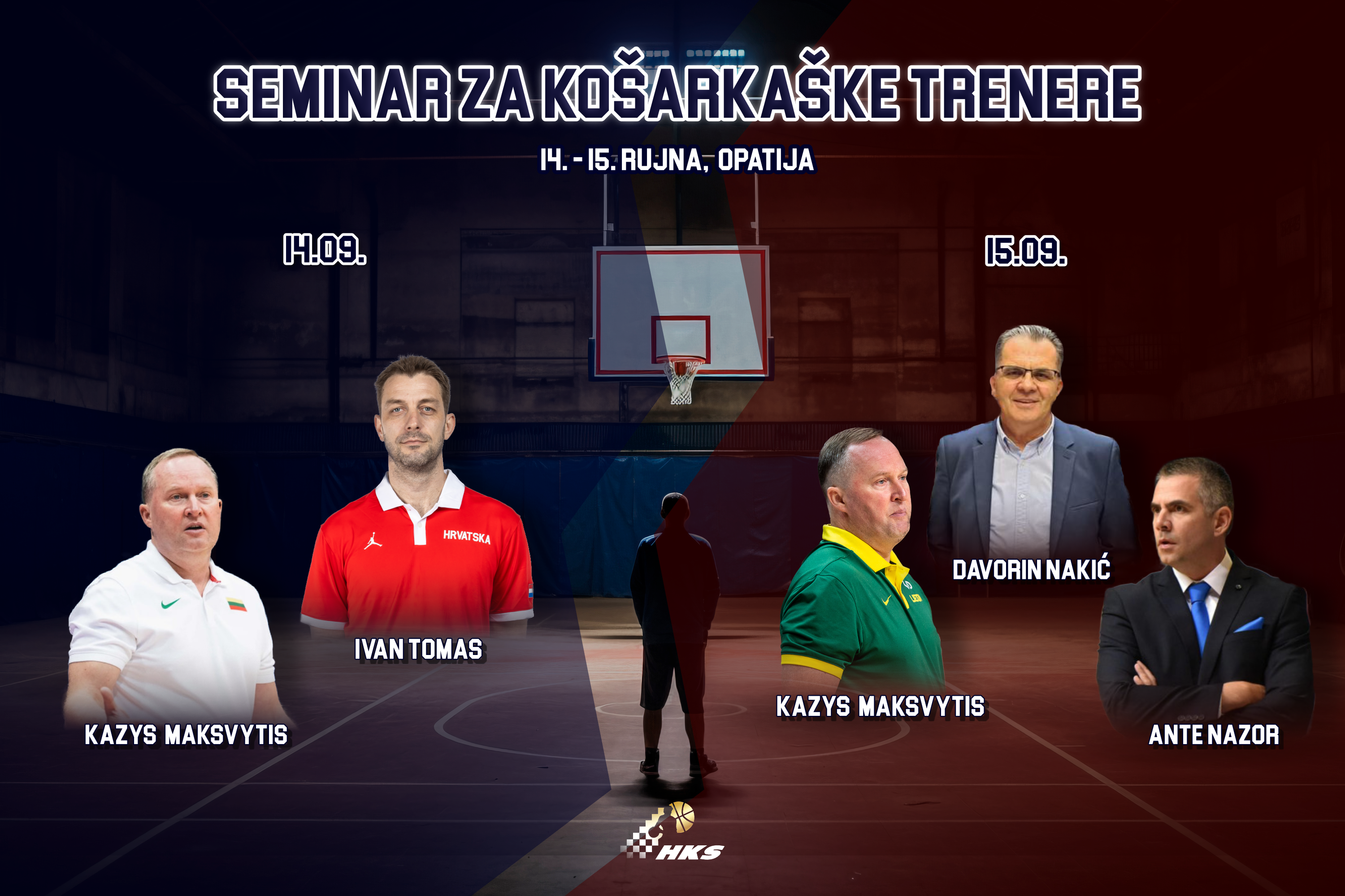 Seminar za trenere/ice seniorskih liga: Raspored seminara, predavači, teme i ostale važne informacije