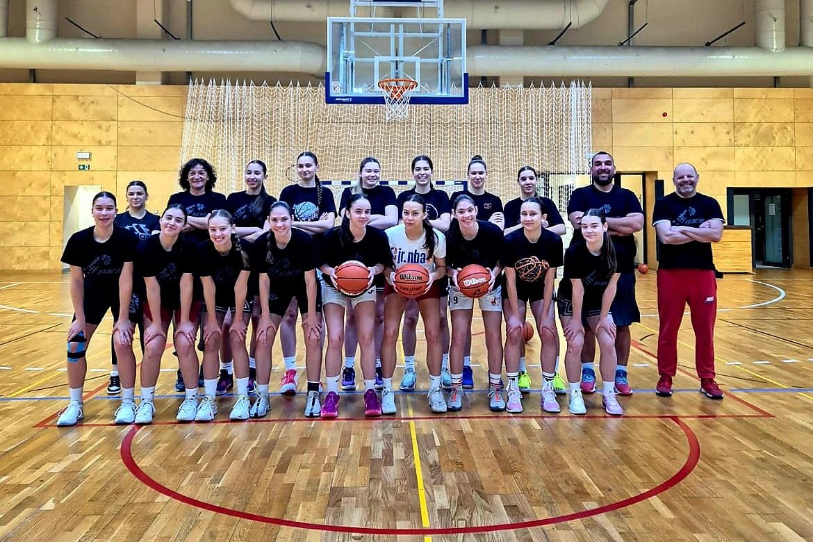 U16 ženska reprezentacija na pripremama u Crikvenici