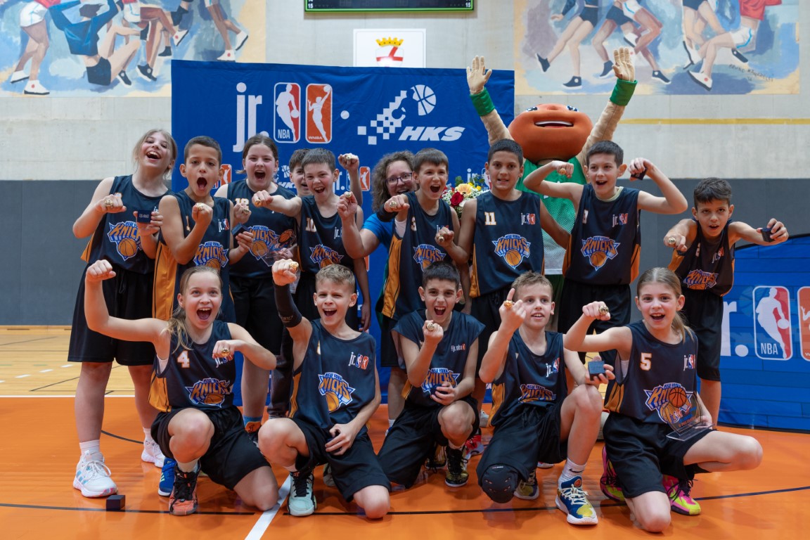 FOTO Jr. NBA liga: Treću sezonu osvojili Knicksi iz OŠ Jurja Dobrile iz Rovinja