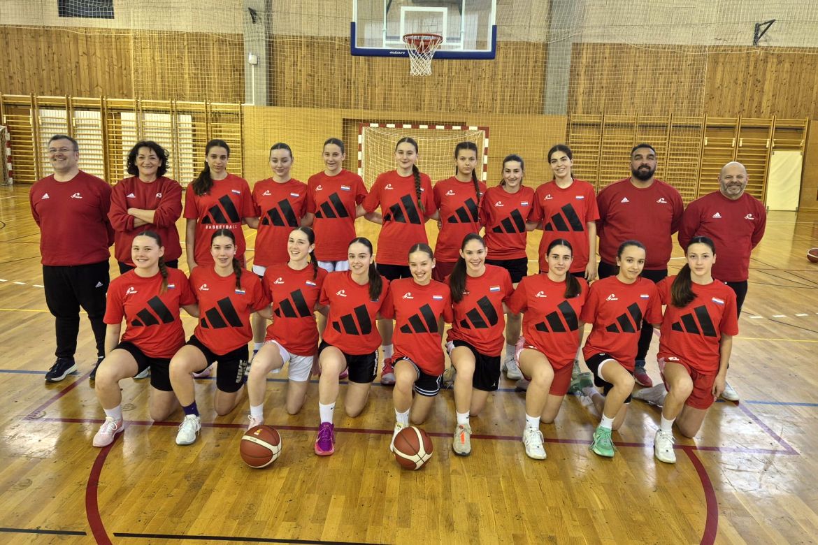Ženska U14 i U16 reprezentacija na okupljanju u Šibeniku i Ivanić-Gradu