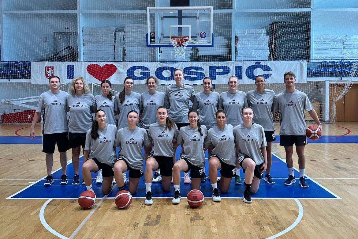 Ženska U20 reprezentacija se u Gospiću priprema za Europsko prvenstvo