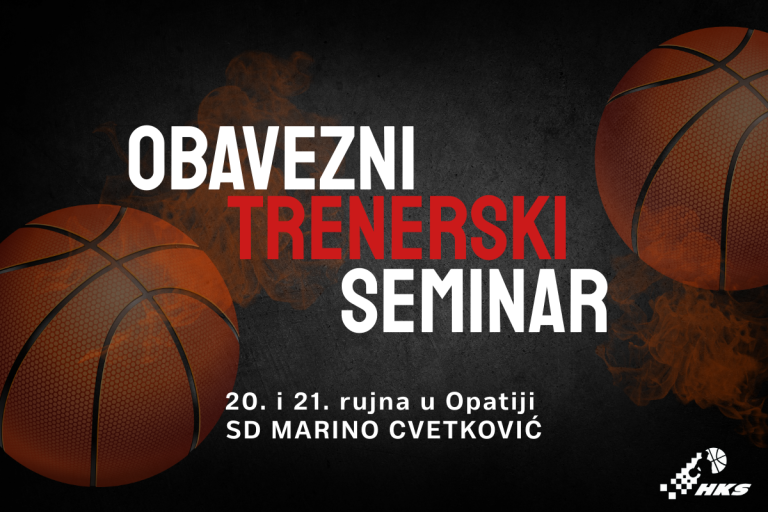 Obavezni godišnji seminar za seniorske trenere i trenerice u Opatiji – online prijave i promjena rasporeda