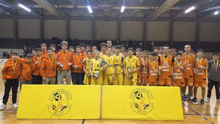 U13 Božićni kup u Dubravi: Split prvi, Cedevita Junior druga, Kastav treći