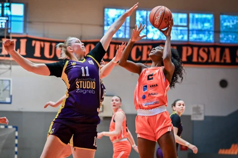 Premijer ženska liga: Šibenik uvjerljivo otvorio polufinale protiv Studija Zagreb na Baldekinu