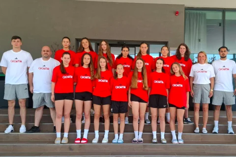 Hrvatska U14 ženska reprezentacija u Križevcima započela ljetni program priprema