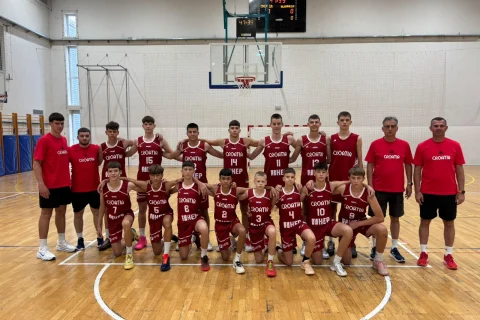Polovičan uspjeh muške U14 reprezentacije u dvije pripremne utakmice sa Slovacima