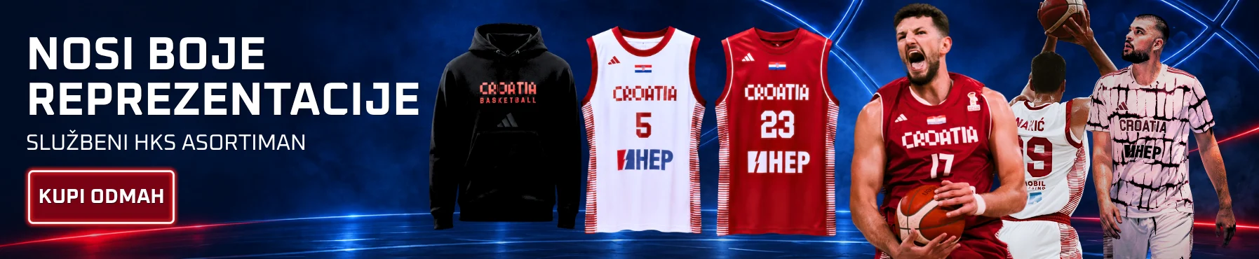 Nosi boje reprezentacije – službeni HKS asortiman
